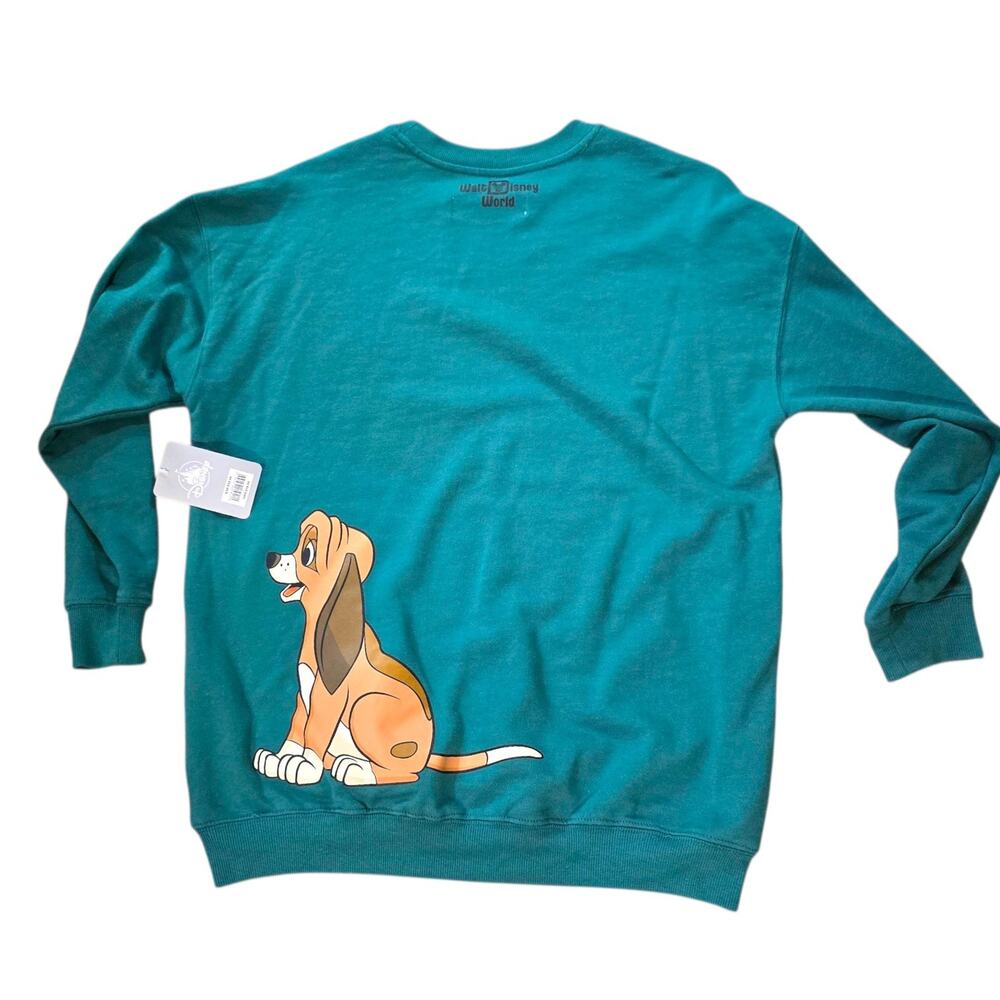 Disney World Fox and Hound Sweatshirt Adult SZ S NWT - Picture 2 of 7